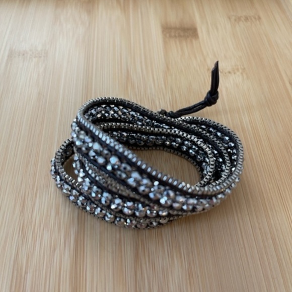 Rhinestone Crystal Wrap Bracelet - Picture 1 of 3